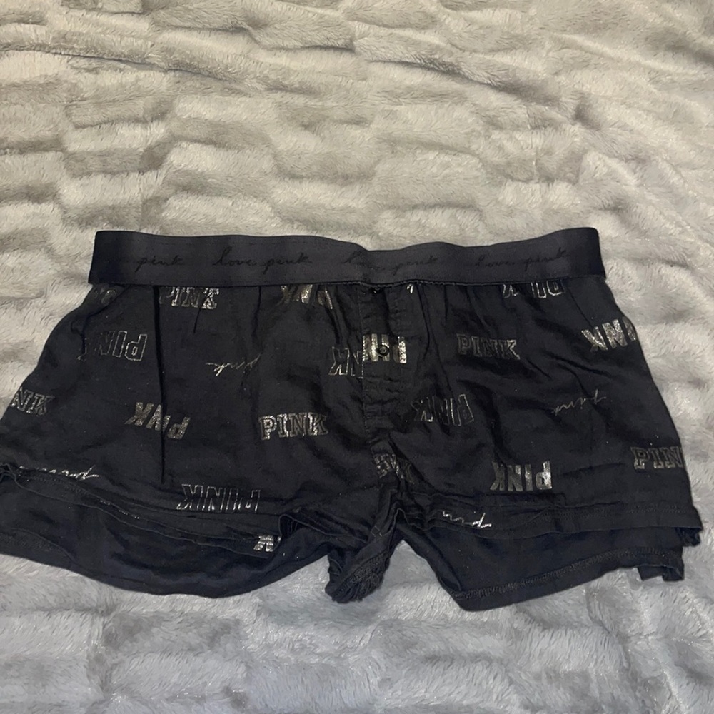 The brand Pink pajama shorts